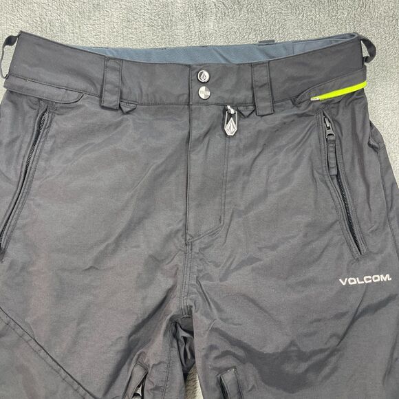 Volcom Ventral Snowboard Pants Womens S/P Black Polyamide Mesh Lined Mid-Rise - Picture 2 of 16
